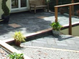 Olde York Paving Circle, Grey Green